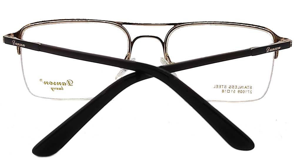 271009-DBR : Danson-Deep Brown Eyeglasses Frame