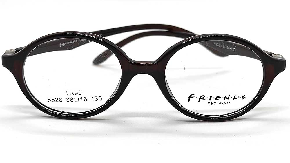 FR5528-DBR : Friends-Baby Round Shape Eyeglasses Frame