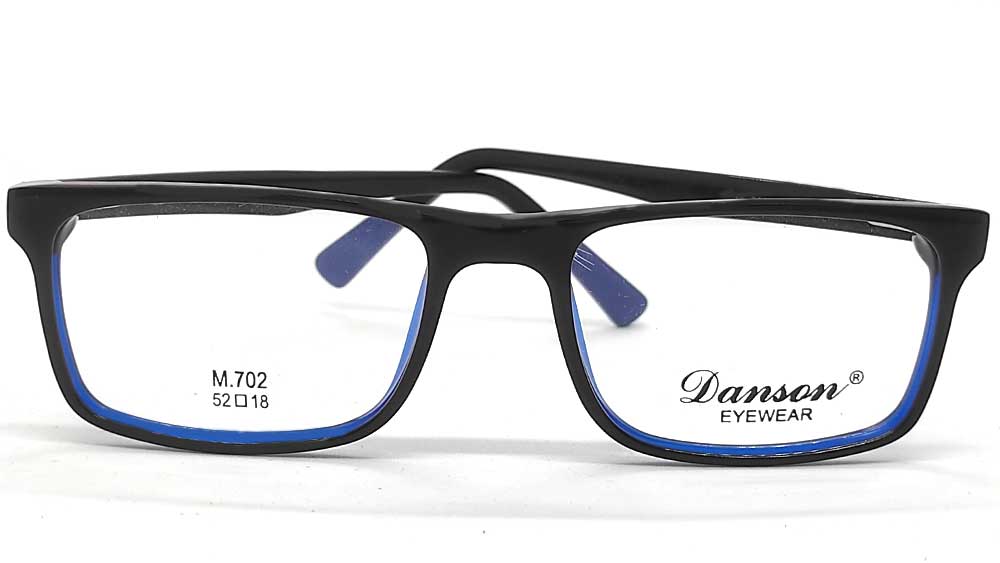 M702-BLKBLU : Danson-Black Eyeglasses Frame