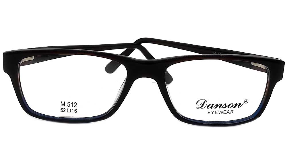 M512-DBR : Danson-Brown Eyeglasses Frame