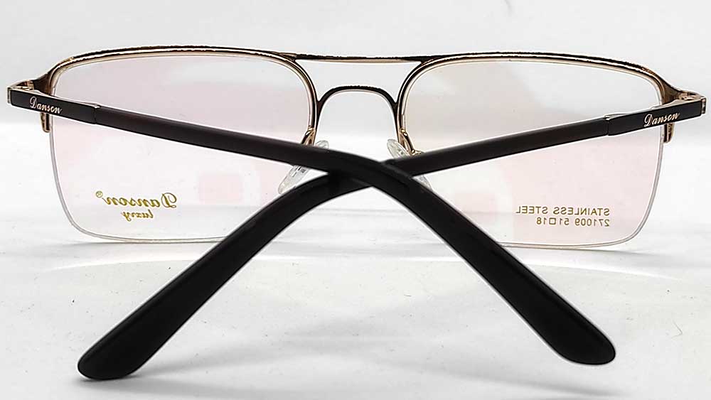 271009-DBR : Danson-Deep Brown Eyeglasses Frame