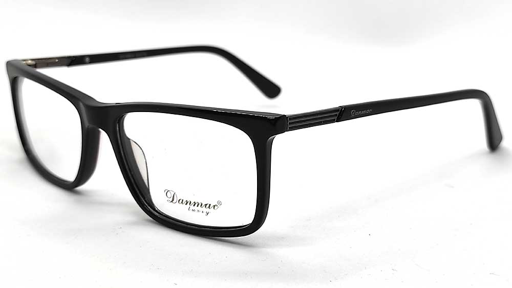DC19834-BLK-SH : Danmac-Black Eyeglasses Frame