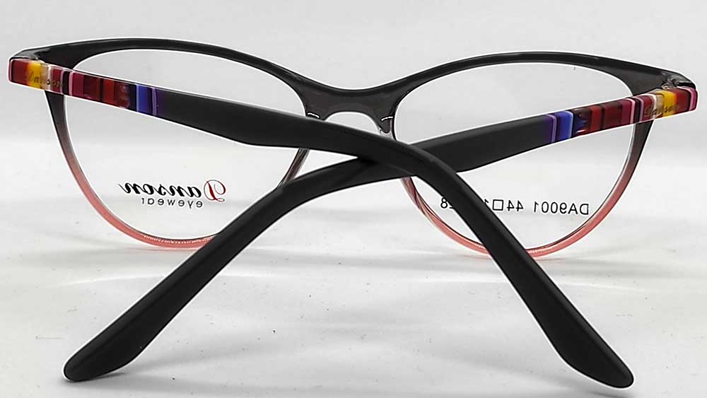 DA9001-GRPNK : Danson-Female Cats Eye Eyeglasses Frame