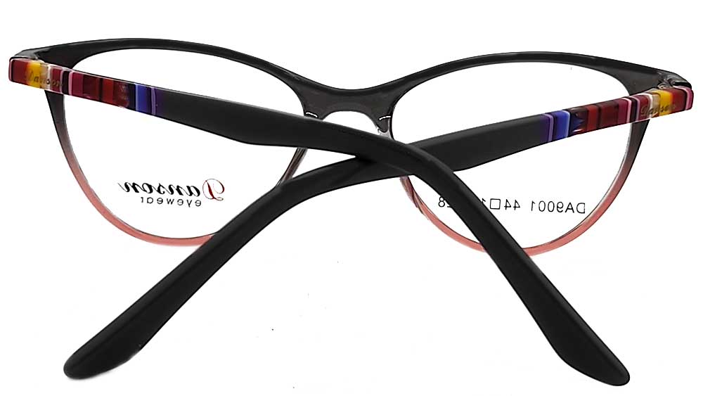 DA9001-GRPNK : Danson-Female Cats Eye Eyeglasses Frame