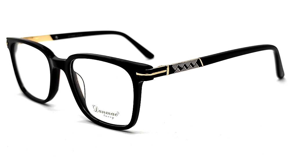 DC19822-BLK-SH : Danmac-Black Eyeglasses Frame