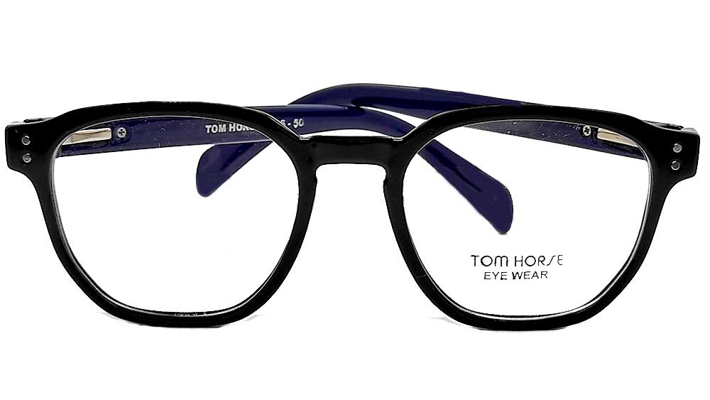 TH606-BLK - Tom Horse-Female Eyeglass Frame