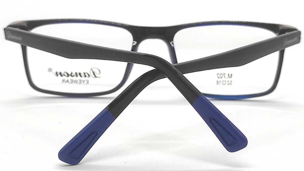 M702-BLKBLU : Danson-Black Eyeglasses Frame