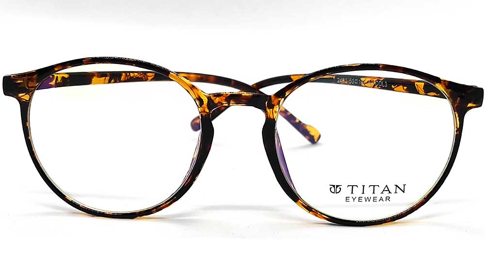 T2463-MBR : Titan-Female Eyeglasses Frame