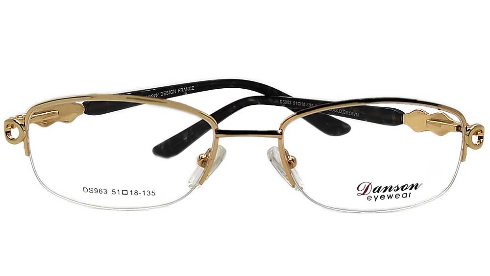 DS963-RGLD : Danson-Royal Gold Eyeglasses Frame