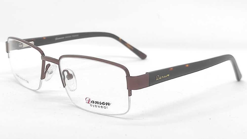 DS943-DBR : Danson-Deep Brown Eyeglasses Frame