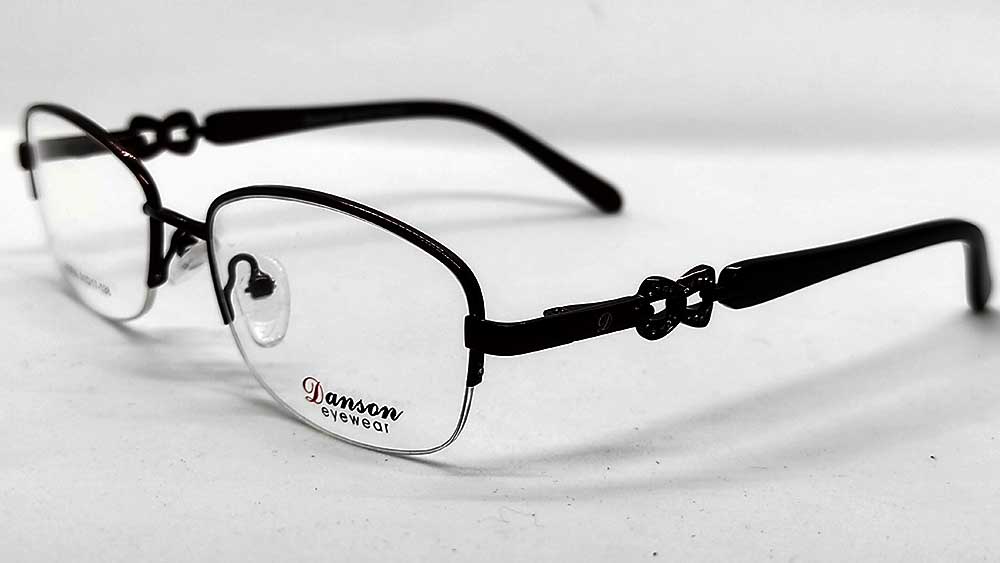 DS956-DBR : Danson-Deep Brown Eyeglasses Frame