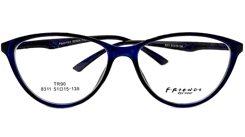 FR8311-BLU : Friends-Women and Baby Girl Eyeglasses Frame