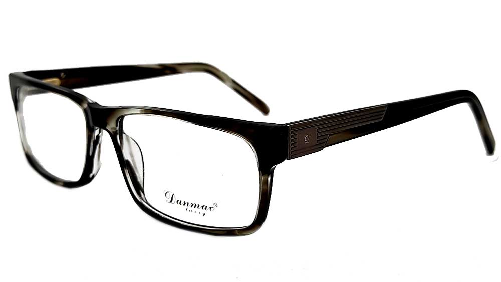 DC19841-LBR-SH : Danmac-Light Brown Eyeglasses Frame