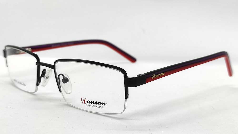 DS931-BLK : Danson-Black Eyeglasses Frame
