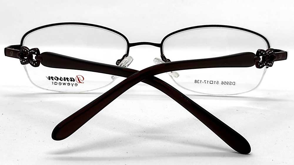 DS956-DBR : Danson-Deep Brown Eyeglasses Frame