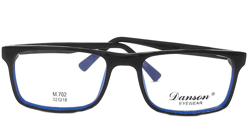 M702-BLKBLU : Danson-Black Eyeglasses Frame