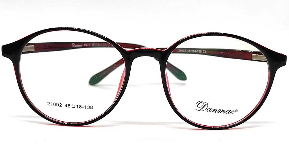 D21092-DBR : Danmac-Female Eyeglass Frame