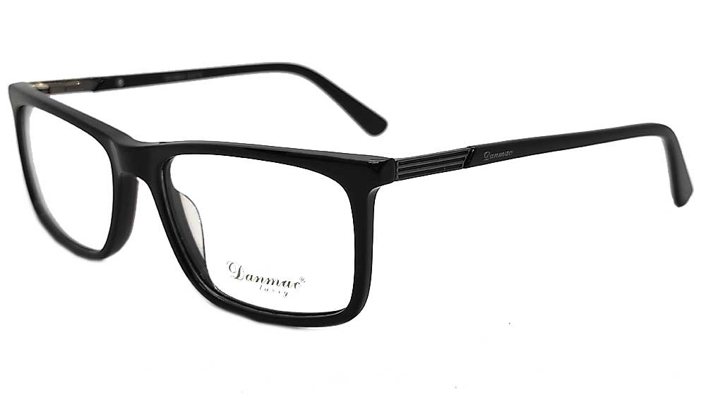 DC19834-BLK-SH : Danmac-Black Eyeglasses Frame