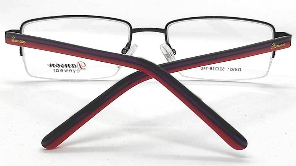 DS931-BLK : Danson-Black Eyeglasses Frame