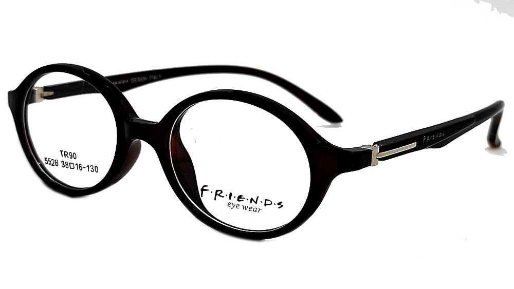 FR5528-DBR : Friends-Baby Round Shape Eyeglasses Frame