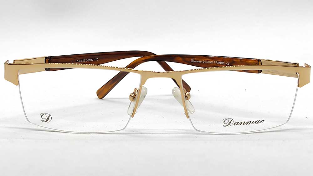 DA6869-RGLD : Danmac-Royal Gold Eyeglasses Frame