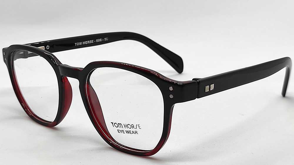 TH606-RBR - Tom Horse-Female Eyeglass Frame