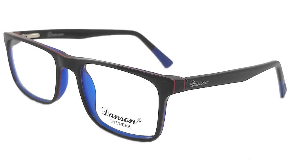 M702-BLKBLU : Danson-Black Eyeglasses Frame