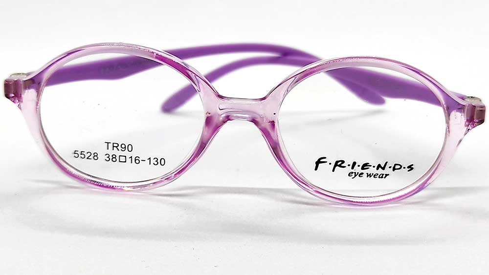 FR5528-LBLU : Friends-Baby Round Shape Eyeglasses Frame