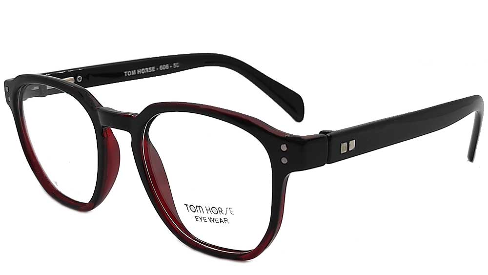 TH606-RBR - Tom Horse-Female Eyeglass Frame