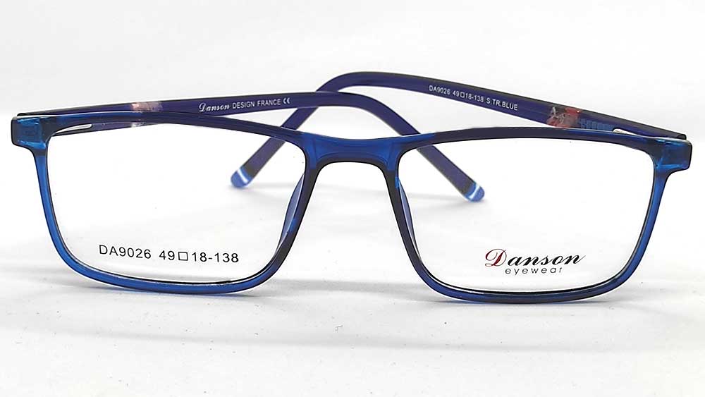 DA9026-TRBLU : Danson-Unisex Eye Eyeglasses Frame