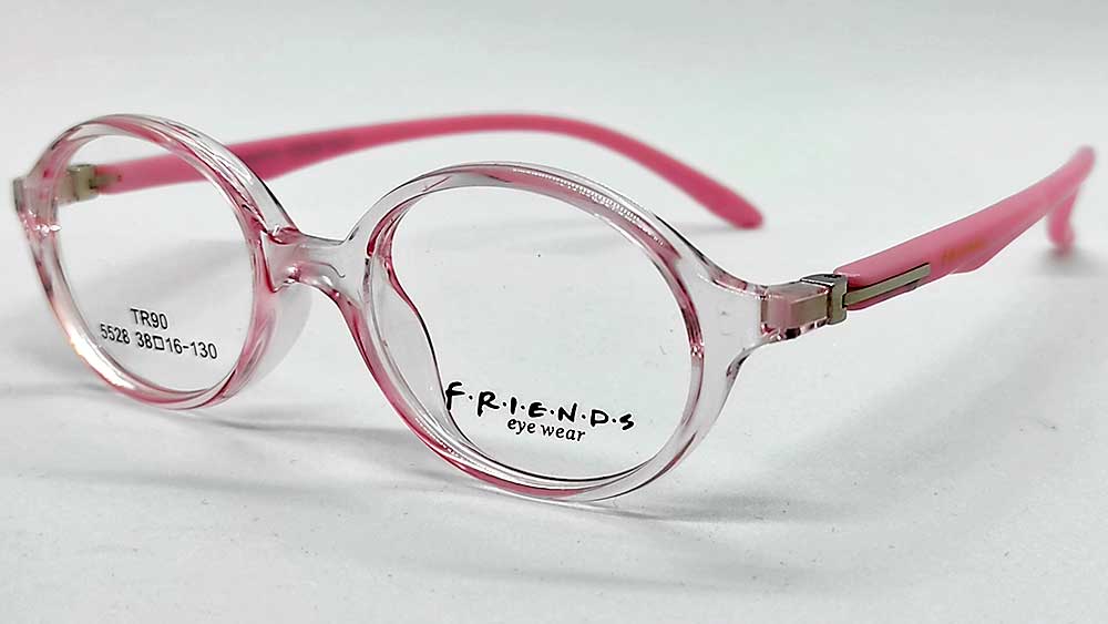 FR5528-PK : Friends-Baby Round Shape Eyeglasses Frame
