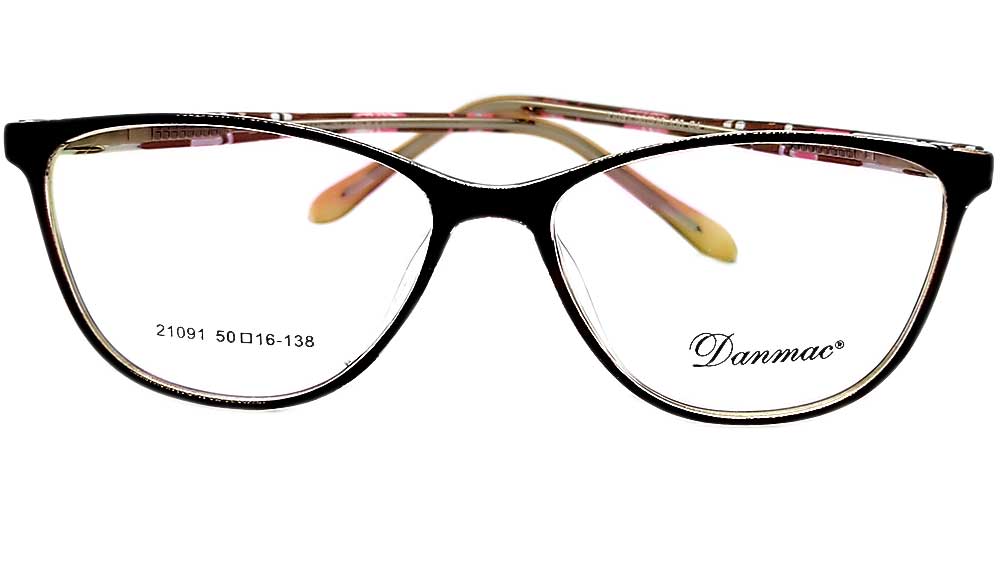 D21091-MBR : Danmac-Female Eyeglass Frame