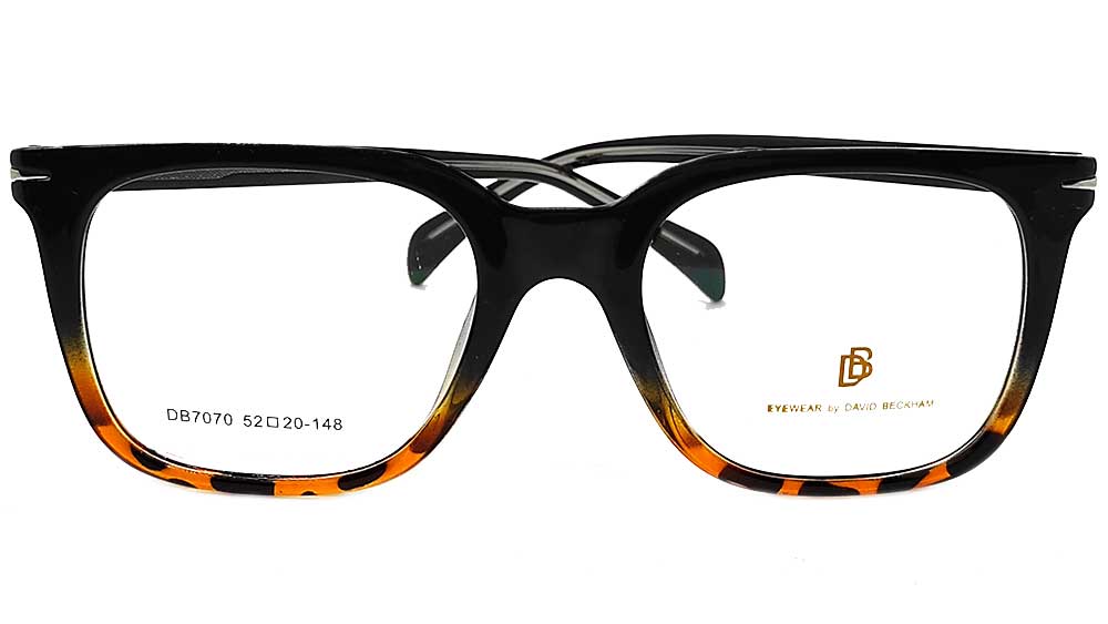 DB7070-BLKBR - David Beckham-Female Eyeglass Frame