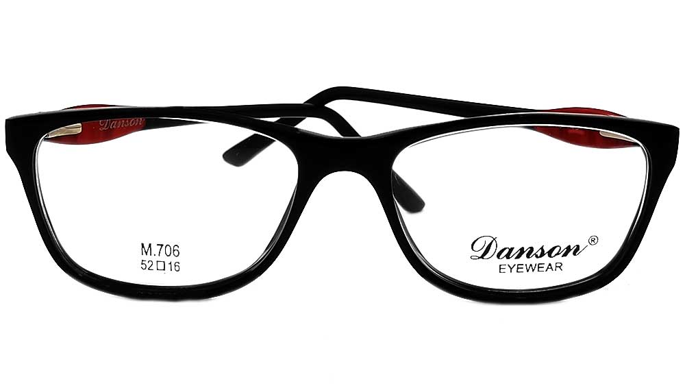M706-BLK : Danson-Black Eyeglasses Frame