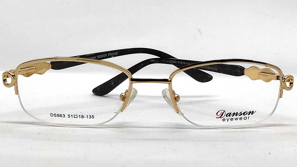 DS963-RGLD : Danson-Royal Gold Eyeglasses Frame