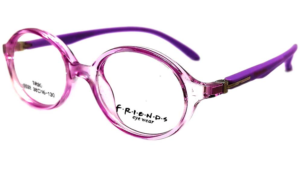 FR5528-LBLU : Friends-Baby Round Shape Eyeglasses Frame