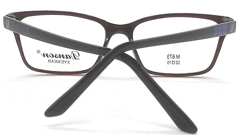 M673-DBR : Danson-Brown Eyeglasses Frame