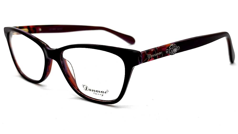DC19807-DBR-SH : Danmac-Female Eyeglasses Frame