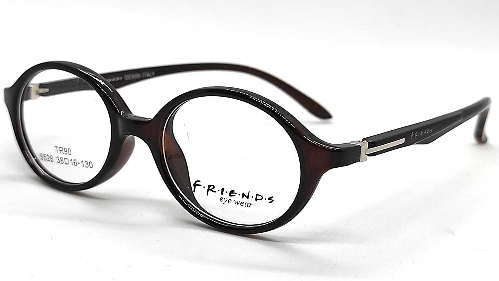 FR5528-DBR : Friends-Baby Round Shape Eyeglasses Frame