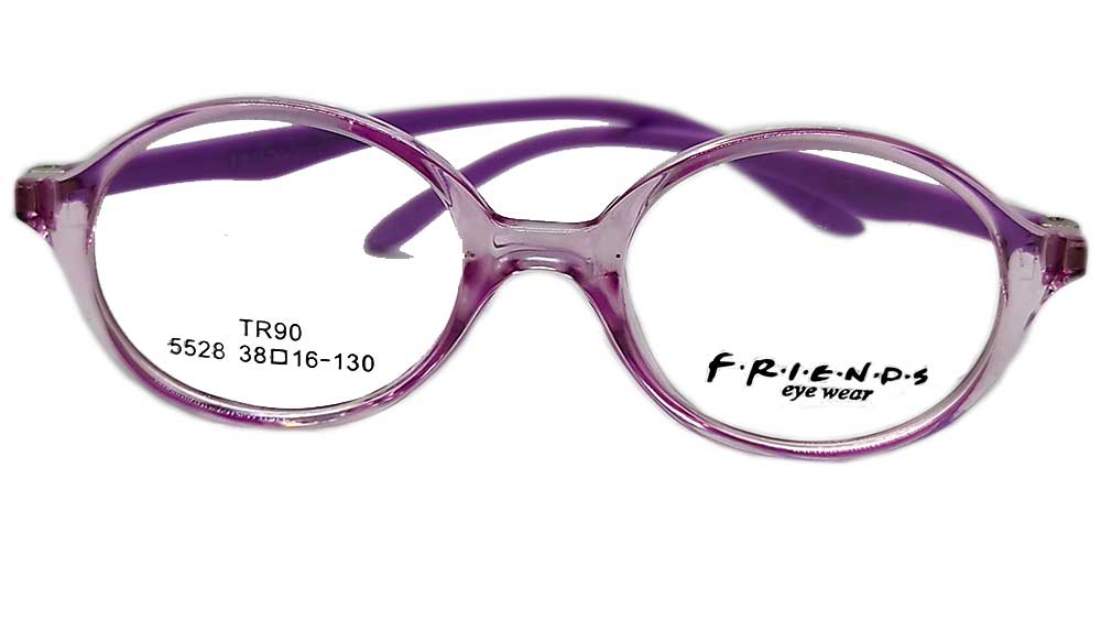 FR5528-LBLU : Friends-Baby Round Shape Eyeglasses Frame