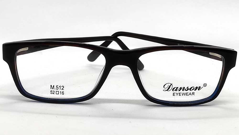 M512-DBR : Danson-Brown Eyeglasses Frame